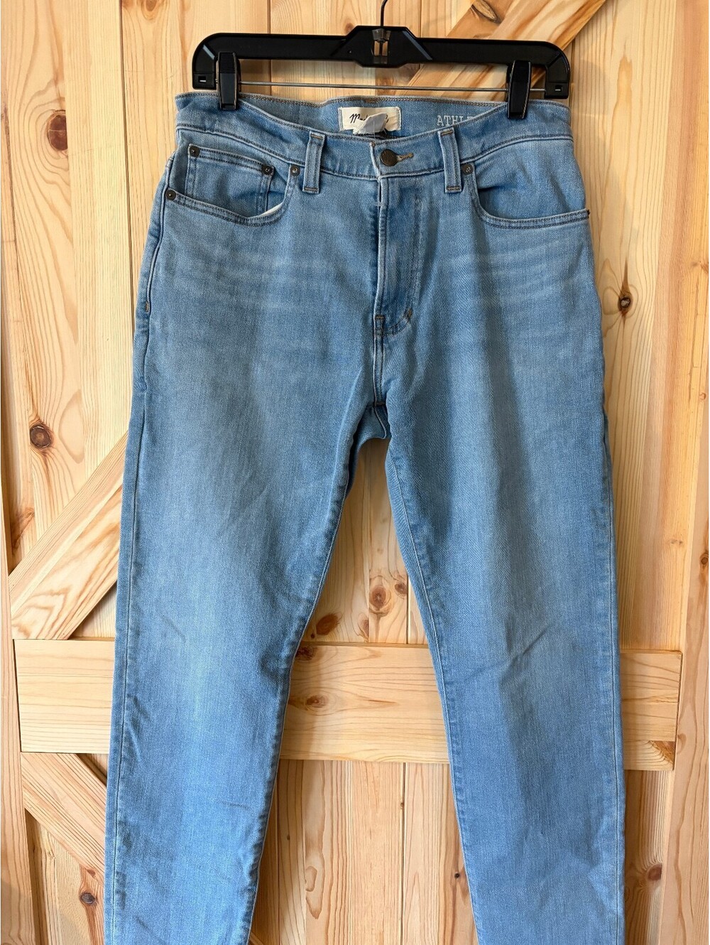 Madewell Athletic Slim Light Blue Denim Jeans W31 L30 NWOT